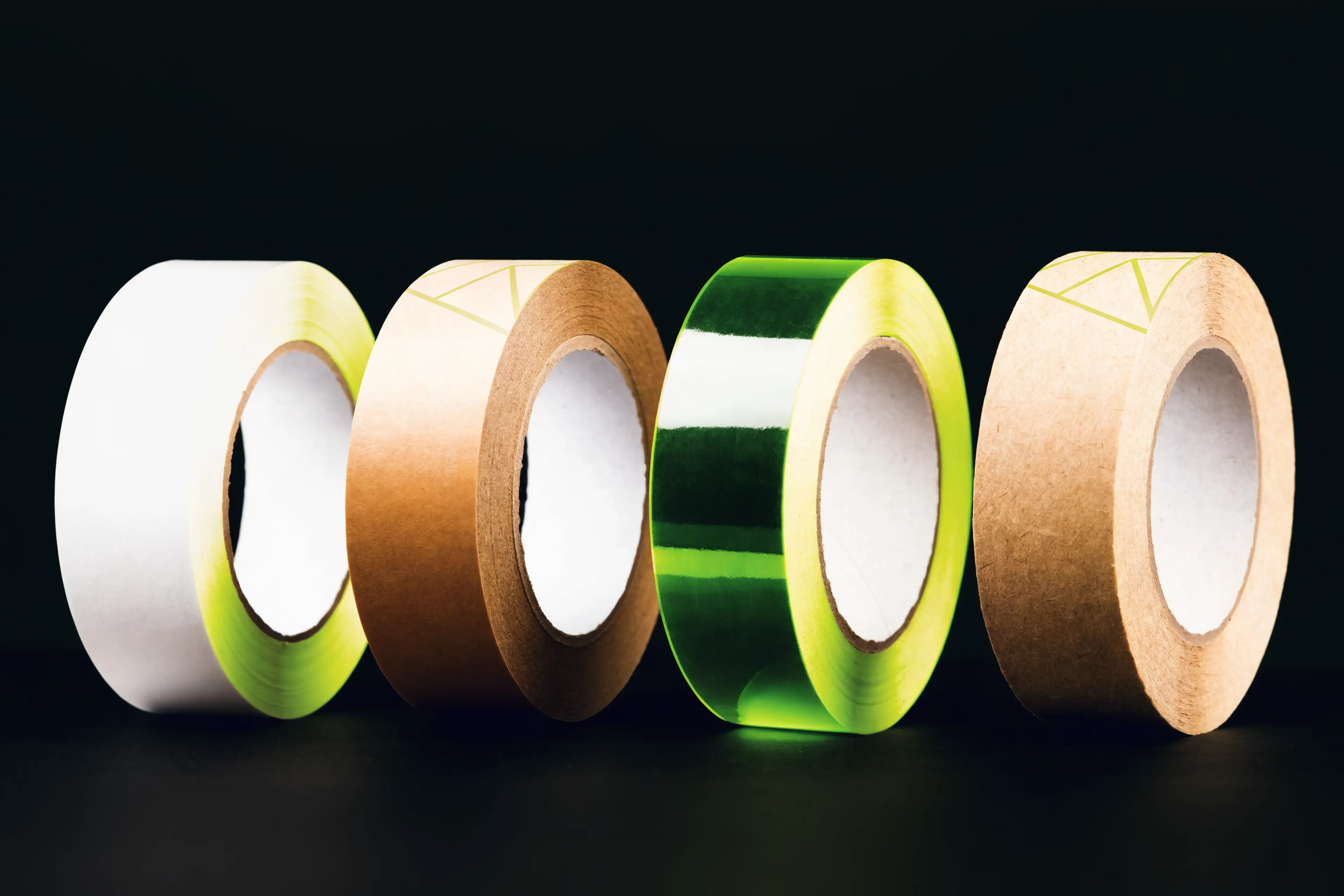 PP, PVC and KRAFT packaging tape comparison